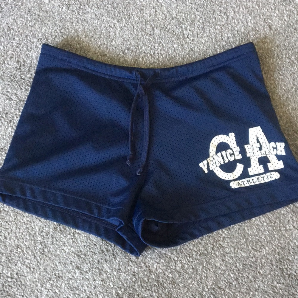 Athletic short shorts with tie, small